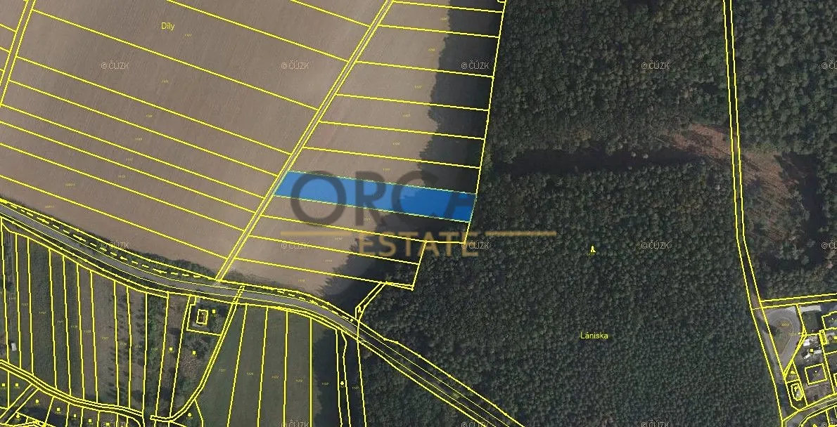 Prodej podílu 1/2 pole 1505 m²
